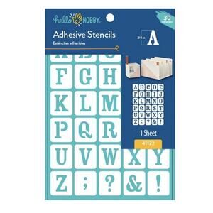 Hello Hobby 0.75" Letter Stencil (30 Count)